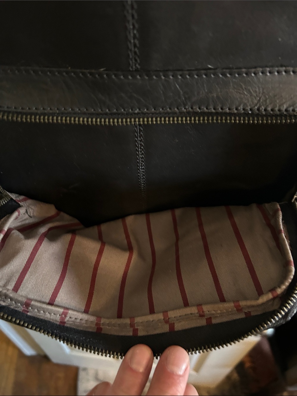 Rawlings Rugged Leather Backpack Large - Picture 3 of 8
